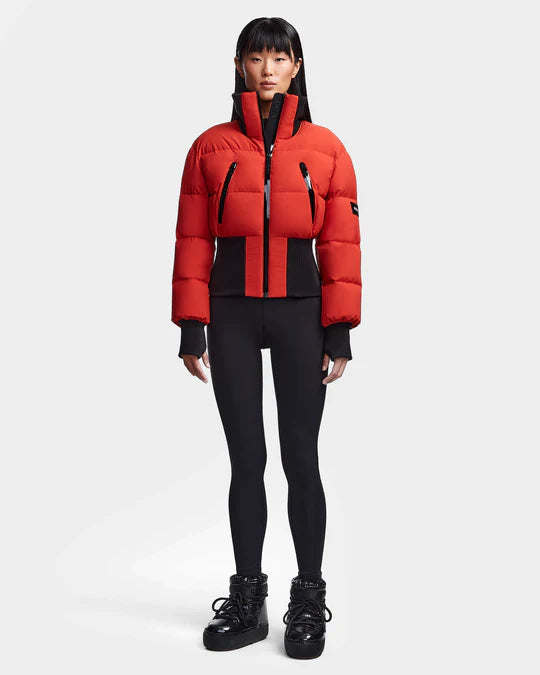 ADY WOMEN'S DOWN CROP BOMBER